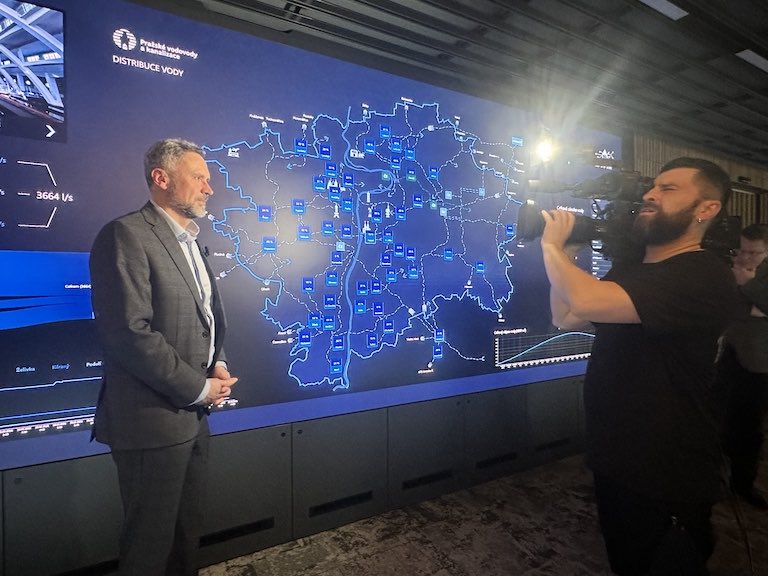 Praha má nejmodernější vodárenský dispečink v Evropě